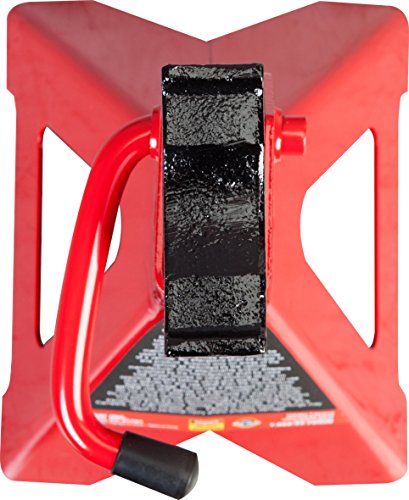 BIG RED T46202 Torin Steel Jack Stands: 6 Ton (12,000 lb) Capacity, Red, 1 Pair - size: 6 Ton, style: Basic Style
