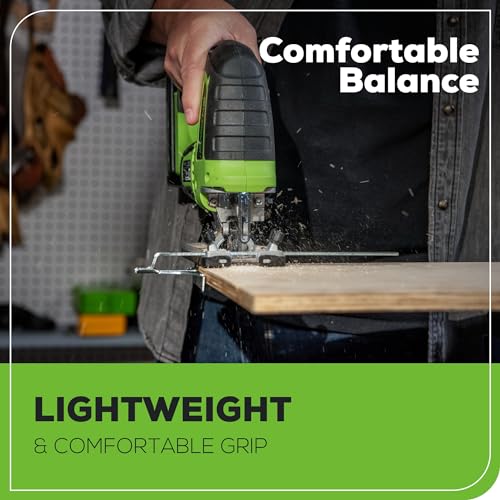 Greenworks 24V Brushless Cordless 2-pcs Combo Kit: 310 in./lbs Drill Driver, 1" Jig Saw, Brushless Motor, (1) 4.0Ah and (1) 2Ah Battery + (2) 2A Fast Charger Included - size: 2PCS Combo Kits(Drill+Jig Saw)