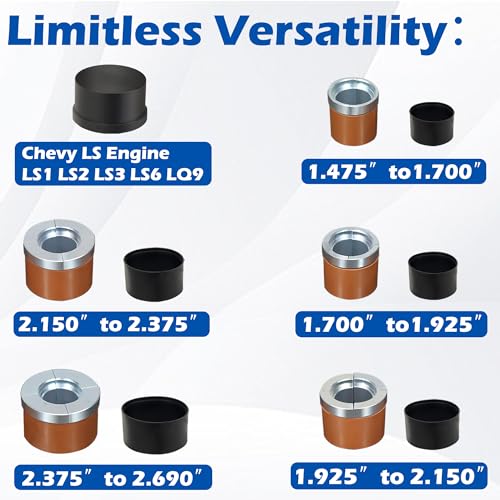 Cam Bearing Install Tool & Engine Cam Bearing Remove Kit Complete Installation & Removal Chevy LS Engine - Covers Most Domestic and Import Vehicles， Patented - color: Silvery