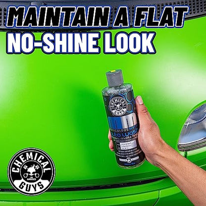 Chemical Guys Car Wash Soap – Meticulous Matte – High Foaming Car Foam Soap for Foam Cannons, Guns and Buckets – Safe for Satin and Matte Paint Finishes, Scratch Free Cleaning, 16 oz Bubble Gum Scent | High-foam soap cleans satin and matte finishes withou