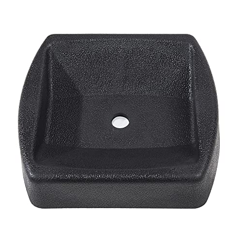 LEORAY Jack Wheel Chock, Reinforced Rubber Jack Caster Wheel Dock for Caravans and Trailers (Dual Wheel) - size: Dual Wheel