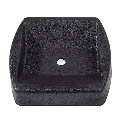 LEORAY Jack Wheel Chock, Reinforced Rubber Jack Caster Wheel Dock for Caravans and Trailers (Dual Wheel) - size: Dual Wheel