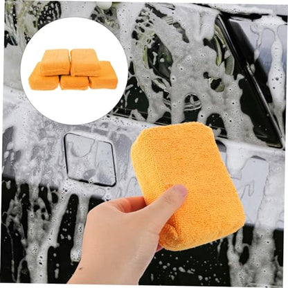 MAGICLULU Car Wax Applicator Pads Tire Shine Applicator Pad Car Buffer Attachment Cleaning Set