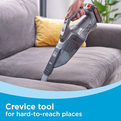 BLACK+DECKER 20V dustbuster Small Vacuum Cleaner Portable Vacuum Hand Held Cordless for Home and Car, Includes Rechargeable Battery (BCHV001C1) - style: Handheld Vacuum Kit