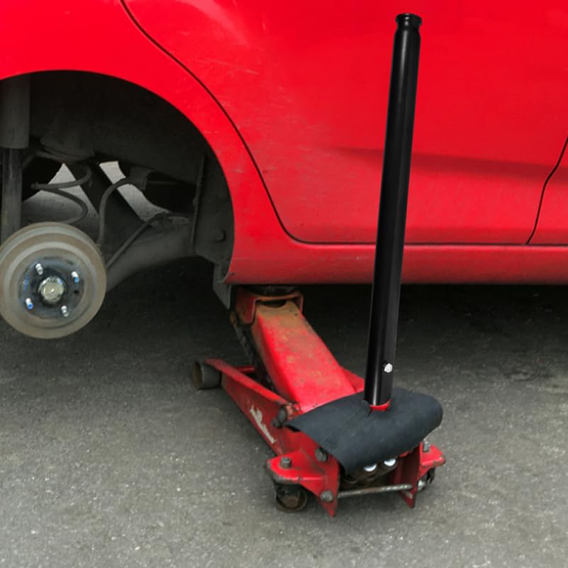 Floor Jack Handle Replacement: 2Pcs 3 Ton Horizontal Hydraulic Lift Pole Extension Part - Automotive Car Tire Hoist Trolley Rod, Anti-Slip Grip Lever Bar