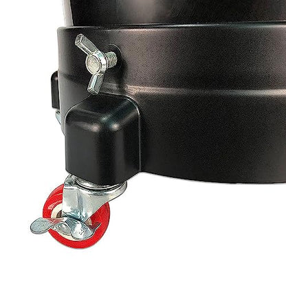 5 Gallon Bucket Dolly with Bucket Insert,Professional Car Wash Bucket Dolly | with 5 Wheels,including 2 Locking Casters for Car Washing, Detailing, Garage & More