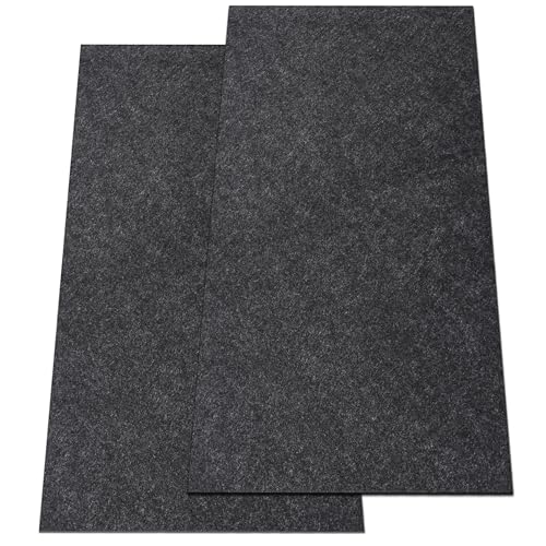 2 Pcs 59 x 30 Inch Oil Spill Mat for Driveway Garage Under Car Leaks Absorbent Oil Pad, Black Polyester Mat Garage Floor Protecting with Waterproof Backing, Reusable, Washable, Non Slip - size: 2PACK 59x30 Inch