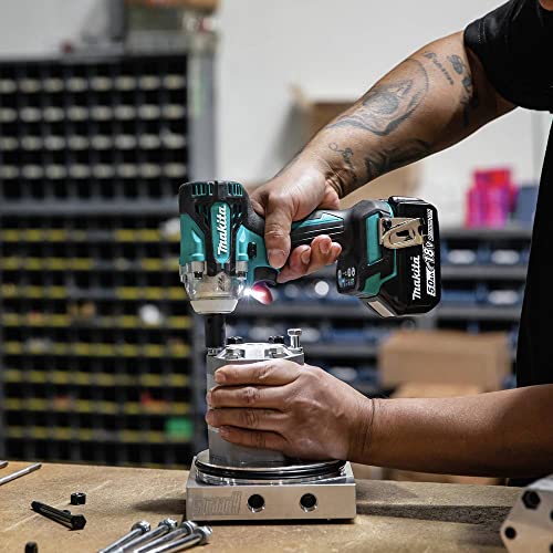 Makita XWT16T 18V LXT® Lithium-Ion Brushless Cordless 4-Speed 3/8" Sq. Drive Impact Wrench w/Friction Ring Anvil (5.0Ah)