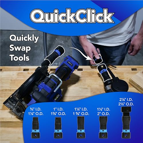Cen-Tec Systems 95270 16 Ft. Home and Shop Vacuum Hose with Expanded Multi-Brand Power Tool Dust Collection Adapter Set and Full Attachment Kit, Black - size: 16 Ft. Hose