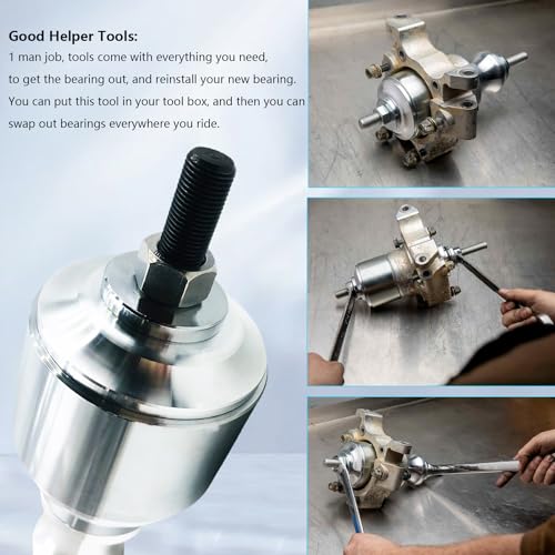 Wheel Bearing Removal Tool Fit for Commander 800 1000 Defender 800 1000 Maverick Outlander Renegade Wheel Bearings No Need for Hydraulic Presses Quick Installation and Removal