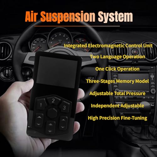 Air Management Top Grade 4-Valve Air Suspension System kit, Electronic Controll System/wireless remote control/pneumatic/airlift 3-Stages Memory ﻿