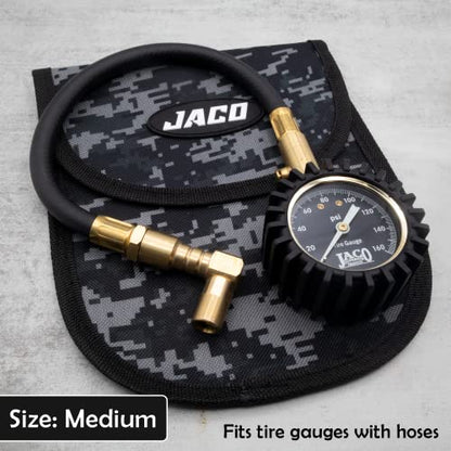 JACO Utility Tool Pouch | Multi-Purpose Storage Pouch for Tire Gauges, Tools, & Accessories (Digital Camo) - size: Medium
