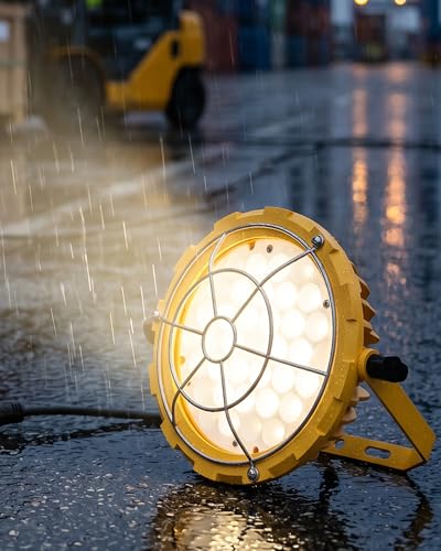60W LED Dock Light – IP65 Waterproof, 6600LM, 180° Adjustable Head for Indoor & Outdoor Security, Warehouse & Container Areas - size: 60W-1Pack