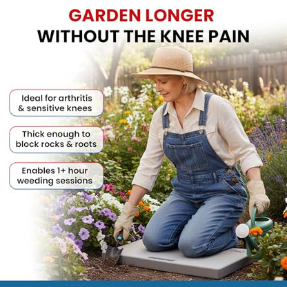 Aquamentor Kneeling Pad - Made in The USA - Firm, Durable and Thick Garden or Mechanics Foam Kneeling Pad, Great for Use Around The House, Garden, Job or Shop(17.5” x 8.0” x 1.5”, Black, 3-Pack) - size: 17.5" x 8" x 1.5" (3-Pack)