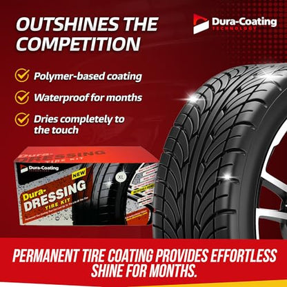 Dura-Dressing Total Tire Kit XL (2-3 Cars/1 Large Truck) - size: 1 Count (Pack of 1)