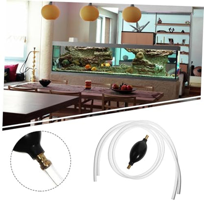 Oil Sucker Siphon Pump Kit Hand Pump for Car Motorcycle Fish Manual Suction Hose for Transfer Water Changing Versatile