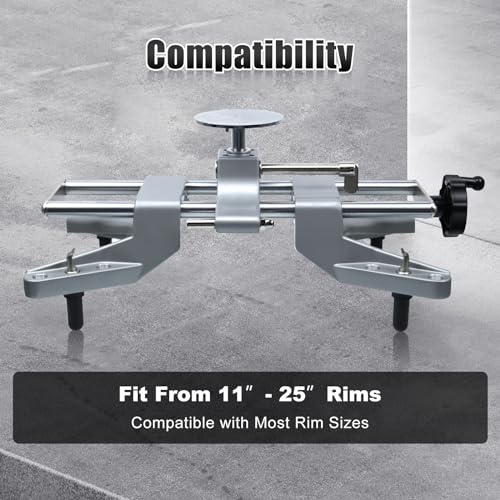 RULLINE Wheel Alignment Tool – Camber Gauge for 11-25" Rims | Magnetic camber gauge with adapter. Fits 11"-25" rims. Quick & easy DIY alignment checks. Durable steel construction