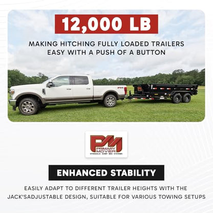 Hydraulic Trailer Jack (24,000 lb) Power Jack 12K x 2 Double Acting, Lift Trailer Jack Stand & Hydraulic Power Unit (24k Jack Kit Bolt On) PFJ-2-MB-K - style: 24k Jack "Bolt On"