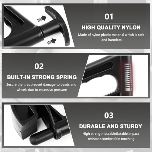 2 Pcs Tire Changer Universal Rim Pry Clamp,Durable Nylon Tire Bead Clamp | Manual Tire Bead Breaker,Hand Auto Drop Center Tool Compatible for Coats Tire Changers
