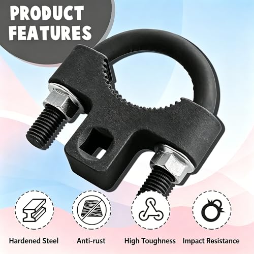 Universal 3/8 inch Inner Tie Rod Breaker Tool, Low Profile Tool for Inner Tie Rod Removal Installation