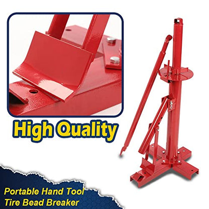 CHEDA Manual Portable Hand Tire Changer Bead Breaker Tool for Home Garage | fit for 8” to 16” Tires)