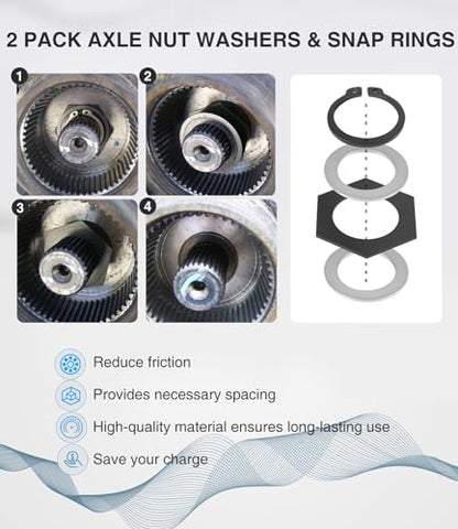 Outer Axle Knuckle Tube Dust Seal & Inner Tube Seal & Needle Bearing & Snap Ring & Thrust Washer Seals Kit for 1998-2004 Ford Super Duty Excursion F250 F350 F450 F550 With Dana 50 60 Front Axle - size: Complete for 1998-2004 Ford F250 F350 F450 F550