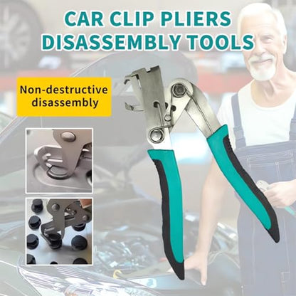 Car Clip Pliers/Disassembly Tools 2026 Upgrade Automotive Clip Removal Pliers Trim Removal Tool Panel Trim Snap Plier for Car Fasteners Ergonomic Grip Stainless Steel Head (1PC) - color: 1pc
