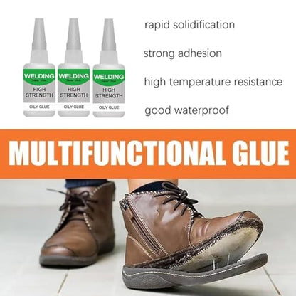 Jue-Fish Multifunctional Glue Welding Glue Welding High-Strength Glue, Universal Super, Instant Bonding, Strong Adhesion (Glue3pcs) - color: Glue3pcs
