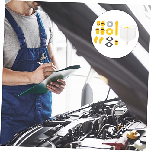 Zerodeko 1Set Radiator Filling Kit Spill Coolant Tool for Cars Trucks Non Spill Design with Extension for Hard to Reach Areas for Radiator Surge Tanks