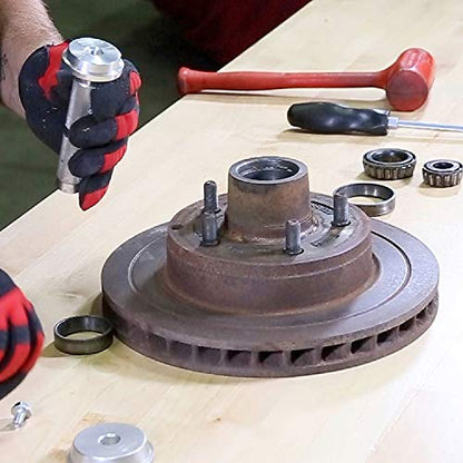 OEMTOOLS 37119 10 Piece Bearing and Race Installer Set, Seal Driver Set with 9 Discs, Master Seal Installation Tool, Bearing Installation Tool Set with Driver and Carrying Case - color: Green