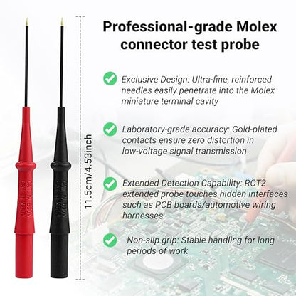 ZIBOO RCT2 Extension Probe Tip Set,Compatible with Fieldpiece RCT2 ADK7 ADLS2