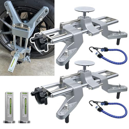 RULLINE Wheel Alignment Tool - Camber Alignment Tool & Wheel Alignment Tool with Magnetic Adapter - Alignment Tool for Car Suspension & Steering Precision Fits 11-25-Inch Rims 2Sets - size: 2Pairs