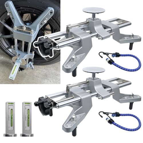 RULLINE Wheel Alignment Tool - Camber Alignment Tool & Wheel Alignment Tool with Magnetic Adapter - Alignment Tool for Car Suspension & Steering Precision Fits 11-25-Inch Rims 2Sets - size: 2Pairs