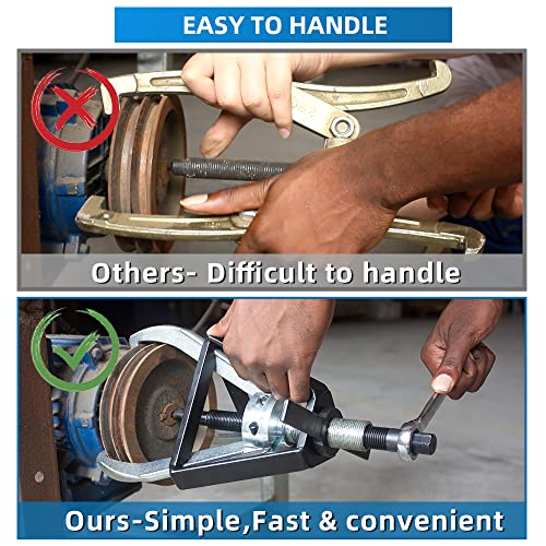BESTOOL 3 Jaw Gear Puller, 20 Ton, for Gears, Pulleys and Flywheels | 20 Ton Pulling Capacity; 3-Jaw Design; For Removing Gears, Pulleys and Flywheels in Automotive and Mechanical Repair - size: 3Jaw 20 Ton