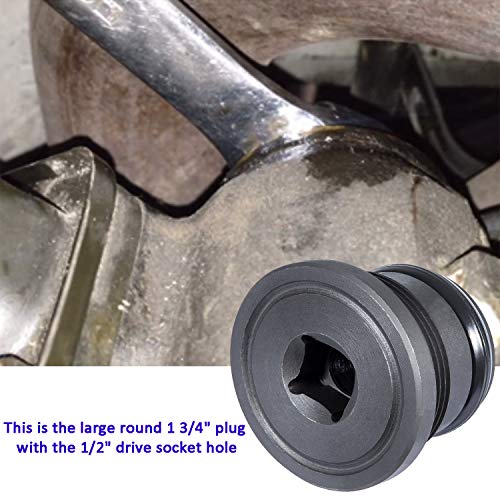 Oil Supply Rail End Plugs & Gasket/O-Rings 4C3Z6026CA for 94-03 7.3L Ford Powerstroke (Set of 2)