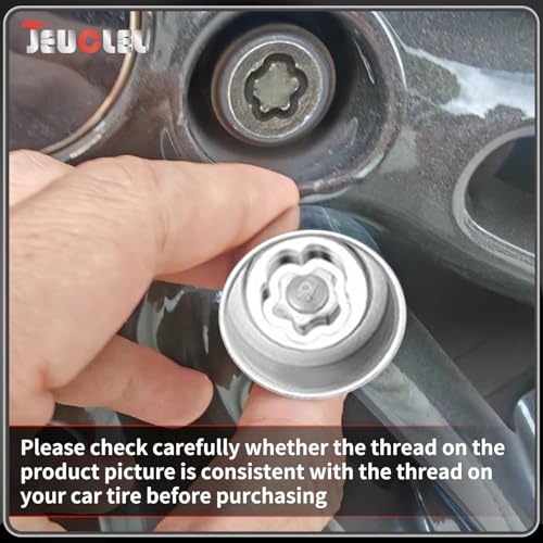 048 Wheel Locking Nut Key Socket Compatible with BMW Series, (Socket OD 29mm - ID 25mm), Wheel Anti-Theft Lug Nut Removal Tool, Anti-Theft Screw Remover - color: Socket 048