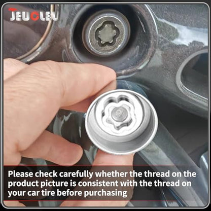 048 Wheel Locking Nut Key Socket Compatible with BMW Series, (Socket OD 29mm - ID 25mm), Wheel Anti-Theft Lug Nut Removal Tool, Anti-Theft Screw Remover - color: Socket 048