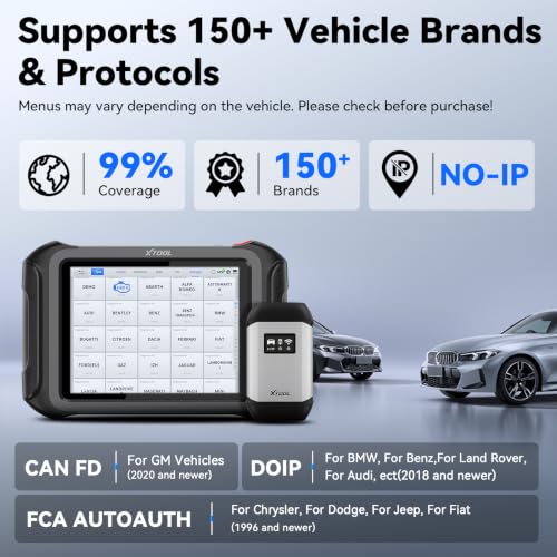 XTOOL Scanner D9S PRO with ECU Pr0gramming/C0ding: 2026 AI-Assisted OE Level Full System Scan Tool, Automotive Scanner with Bidirectional, Topology Map, 45+ Services, FCA/DoIP/CAN FD, 3-Yr Update