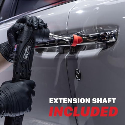 Maxshine M0312 V2 Cordless Mini Polisher – Lightweight DA & Rotary Buffer for Cars, Trucks & Boats, 6-Speed Portable Detailing Tool for Scratch Repair, Headlight Restoration, Swirl Removal - Black