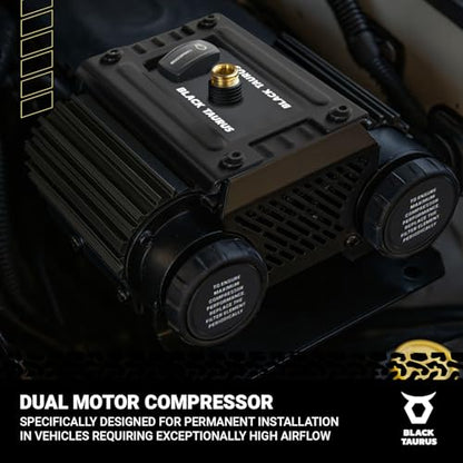 Portable Air Compressor - On‑Board & Offroad Tire Inflator for Cars, Trucks & 4×4 Vehicles – Automatic Pressure Control, High PSI & Dual‑Motor Options (Twin Air Compressor 561) - style: Twin Air Compressor 561