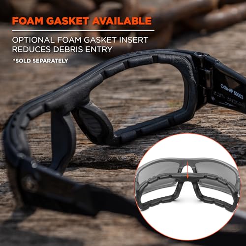 Ergodyne Skullerz ODIN Anti Fog Safety Glasses - color: In/Outdoor Lens, Matte Black Frame, size: Matte Black Frame