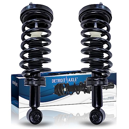 Detroit Axle - 2pc Rear Struts for 2003-2006 Ford Expedition Lincoln Navigator, 2 Complete Struts Shocks with Coil Spring Assembly 2003 2004 2005 2006 Replacement - size: 171370 x2/PAIR