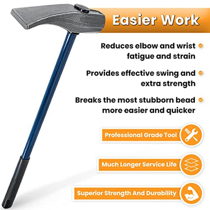 Replacement for Ken-Tool 35429 Bead Brkg Wg, 32 In, STL, Blue Black Tire Bead Breaker Wedge TG11E Duck-Billed Hammer For Passenger Car Truck Bus ATV UTV Farm Tractor Aircraft Tires