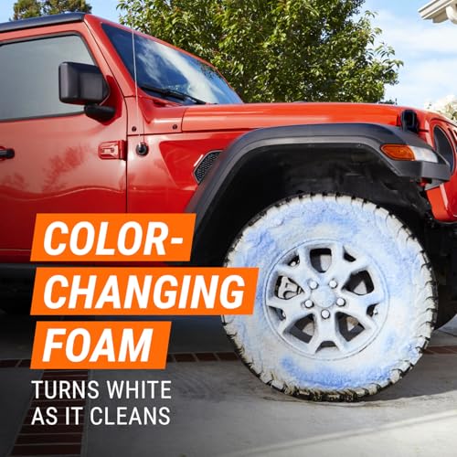 Armor All Wheel and Tire Cleaner and Tire Shine Kit, Heavy Duty Car Wheel Cleaner, Extreme Tire Shine Spray and Wash Brush - 3 Count - style: Heavy Duty Wheel Cleaner & Tire Shine Kit