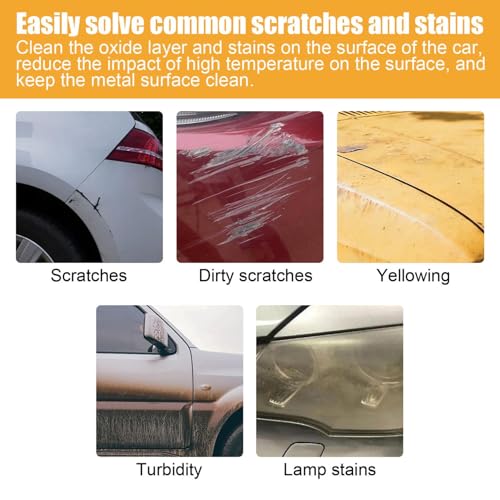 Car Scratch Remover Wax, Scratch Remover for Vehicles, Car Polishing Wax Scratchs Remover Cars Paint Scratchs Repair Kit for Deep Scratches (2) - color: 2