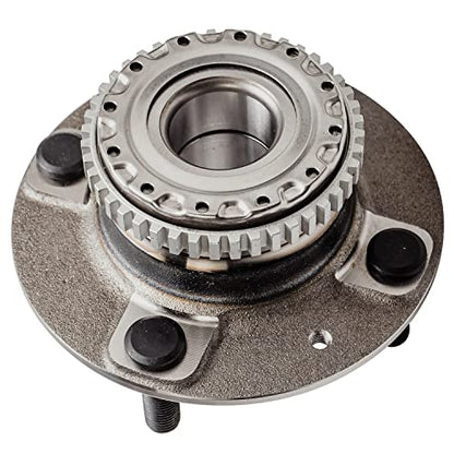 Detroit Axle - 2 Rear Wheel Bearing Hubs for 2001-2006 Hyundai Elantra, 2005-2009 Kia Spectra Spectra5, Wheel Hub Bearings Assembly Set Replacement, Pair Hubs - style: 512195 x2/Pair