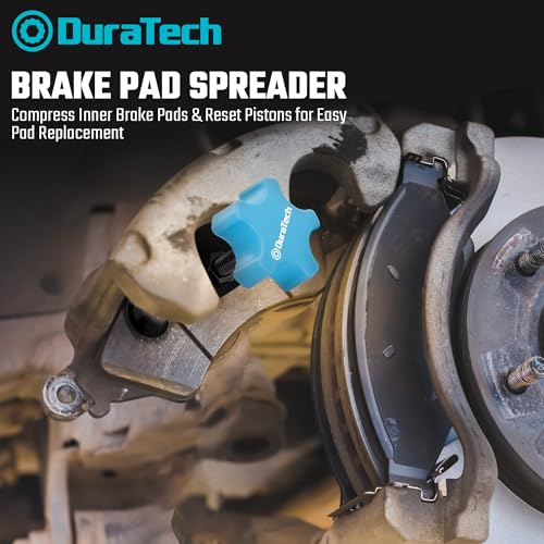 DURATECH Brake Caliper Compression Tool, Brake Pad Spreader for Compress Inner Brake Pads & Reset Pistons, Disc Brake Pad Spreader Tool for Most Cars and Light Trucks - size: standard
