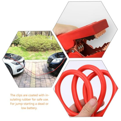 Heavy Duty 2500a Jumper Cable with Pvc Insulation and Strong Clamping Alligator Clips, 11mm Wire Diameter Automotive Booster Cable for Safe Use and Reliable Car Battery Jump