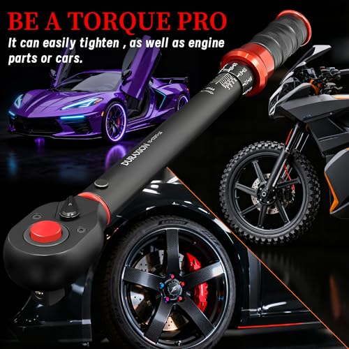 1/2-Inch Drive Torque Wrench 10-170ft.lb/13.6-230.5Nm, ±3% Precision Dual Direction Torque Wrenches with 72-Tooth Dual Range Scales - size: 1/2" DR.『10-170 FT.LB』