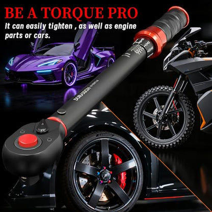 1/2-Inch Drive Torque Wrench 10-170ft.lb/13.6-230.5Nm | ±3% Precision Dual Direction Torque Wrenches with 72-Tooth Dual Range Scales - size: 1/2" DR.『10-170 FT.LB』